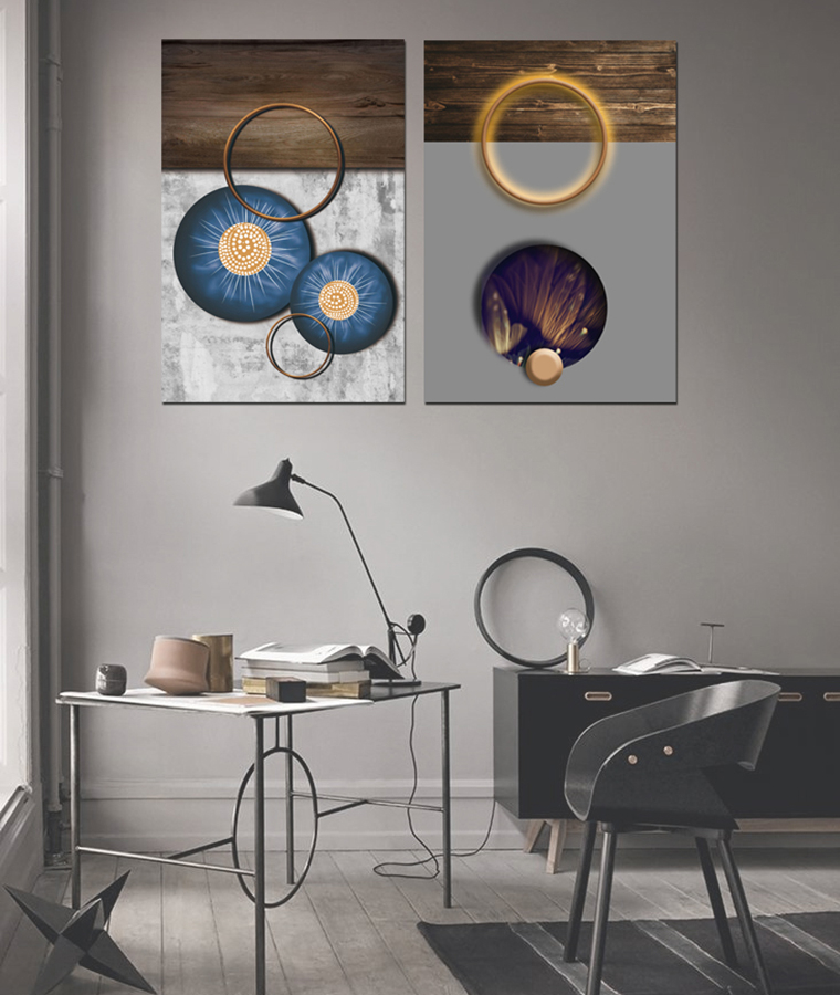 Geometrik Şekiller Minimalist Koleksiyon Tablolar