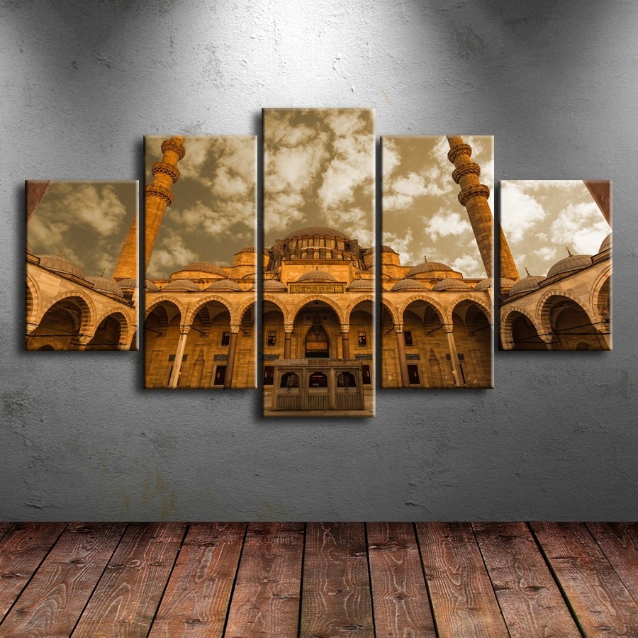 5 Parçalı Yavuz Sultan Selim Cami Tablosu
