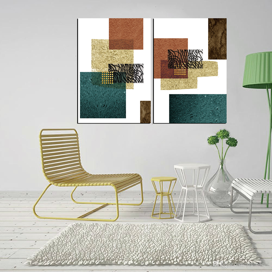 Geometrik Şekiller-Geometrik Şekiller Minimalist Koleksiyon Tablolar
