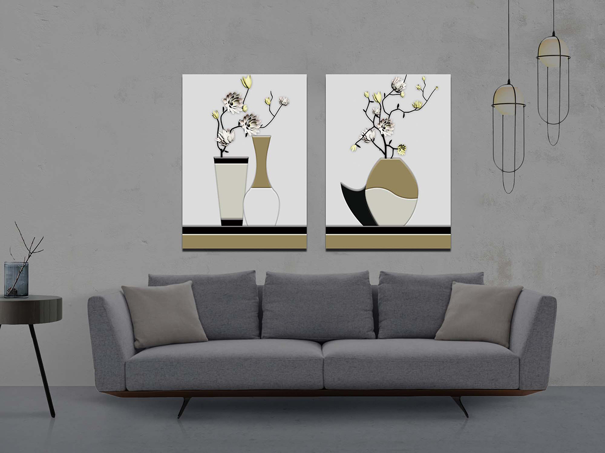 Geometrik Şekiller Minimalist Koleksiyon Tablolar