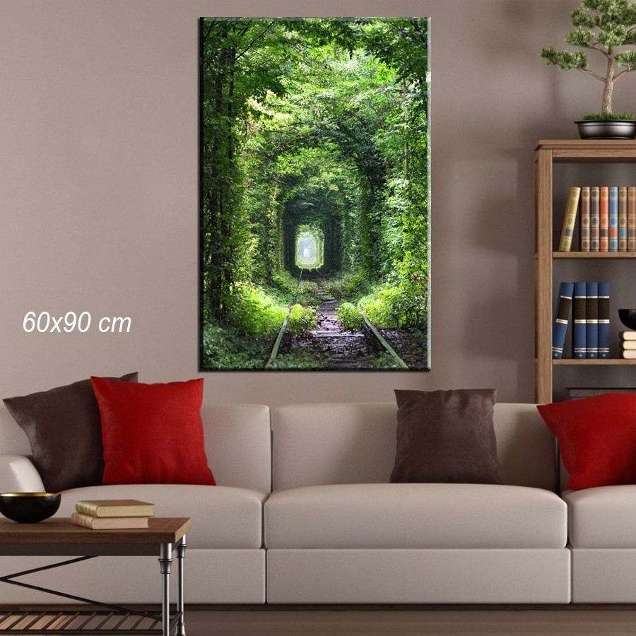 Orman-Patika Yol- Kanvas Tablo -Trend Tablolar Kanvas Tablo