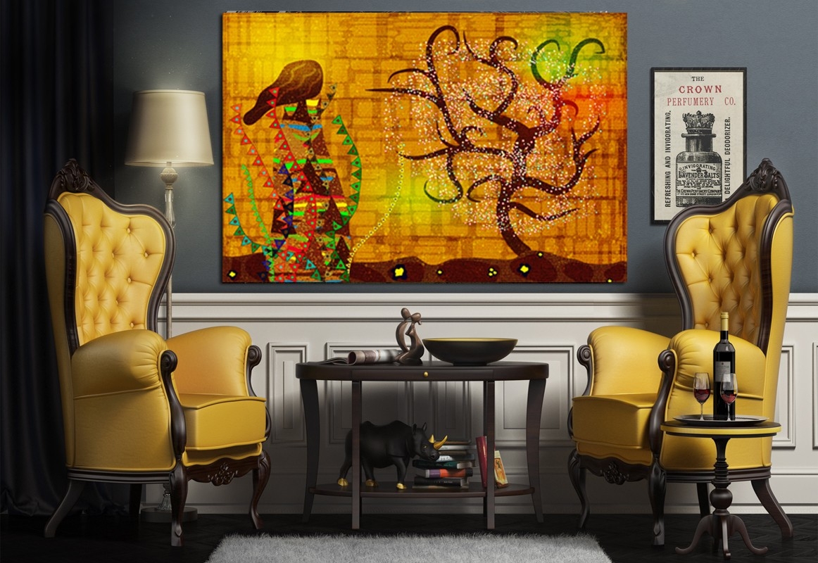 Gustav Klimt Hayat Ağacı-Dekoratif Kanvas Tablolar - 2024 Trend Tablolar