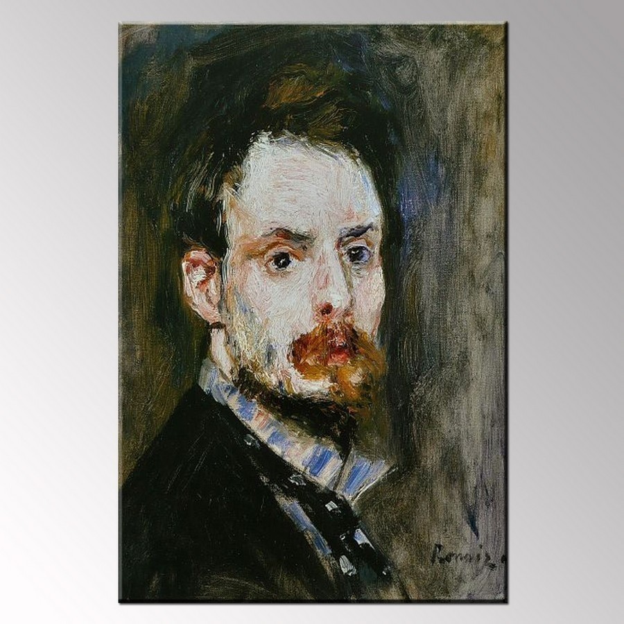 August Renoir Portre Tablosu Kanvas Tablo Duvar Tablosu 