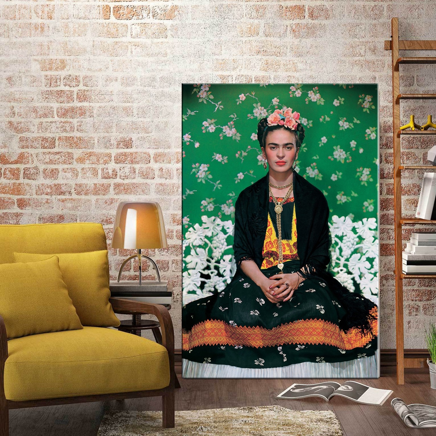Frida Kahlo - Dekoratif Kanvas Tablolar - 2024 Trend Tablolar