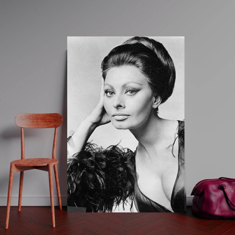Sophia Loren Kanvas Tablo-Dekoratif Kanvas Tablolar - 2024 Trend Tablolar