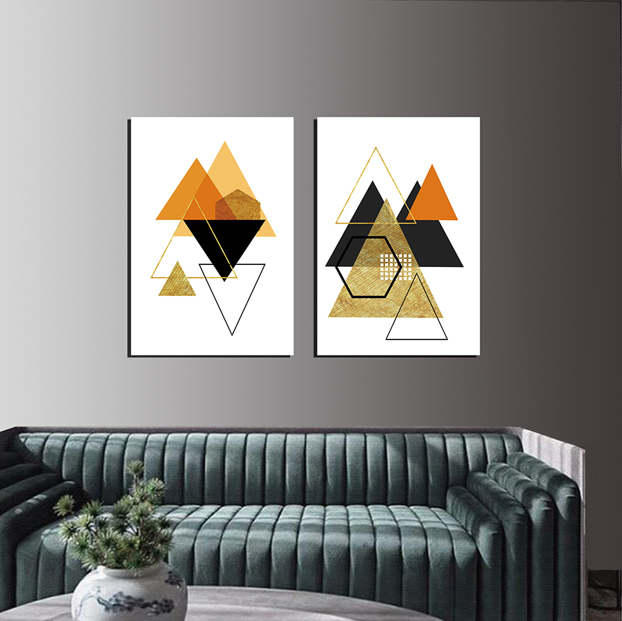 Geometrik Şekiller Minimalist Koleksiyon Tablolar