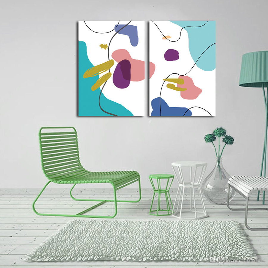 Geometrik Şekiller Minimalist Koleksiyon Tablolar
