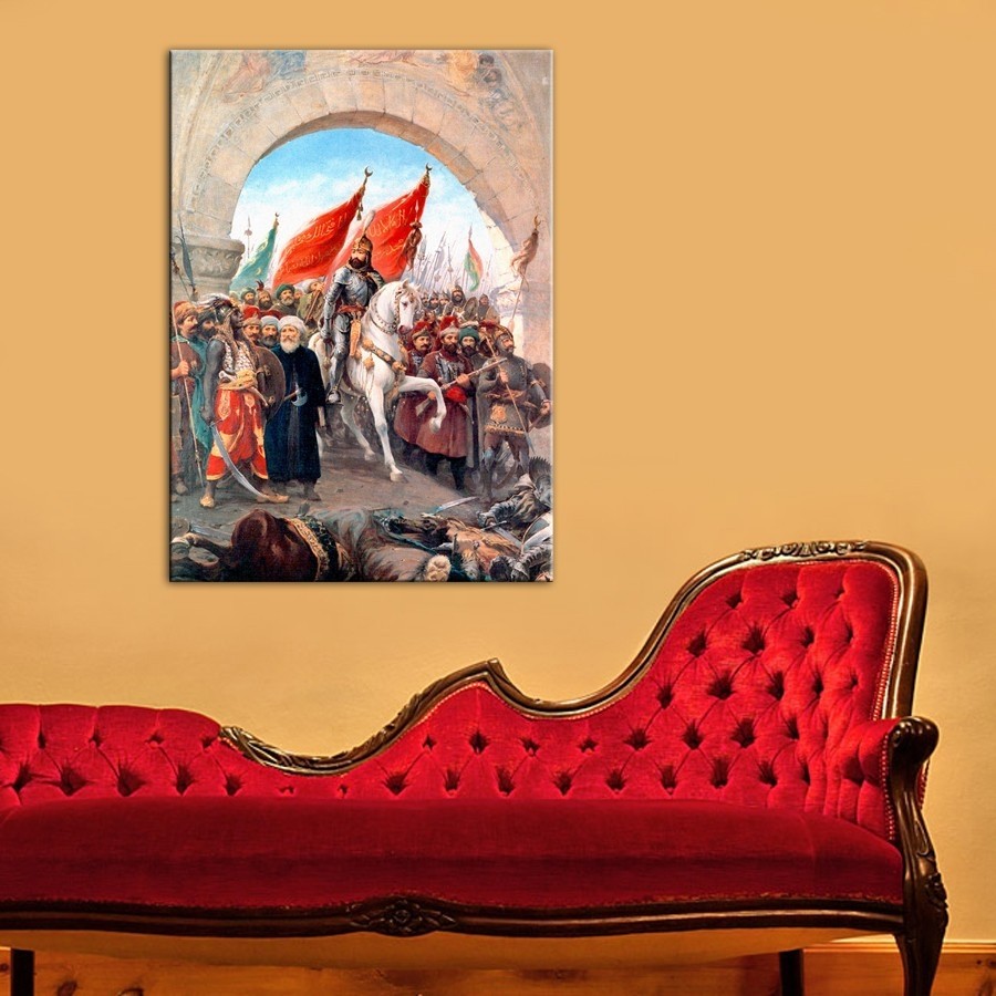 Fatih Sultan Mehmet Kanvas Tablosu
