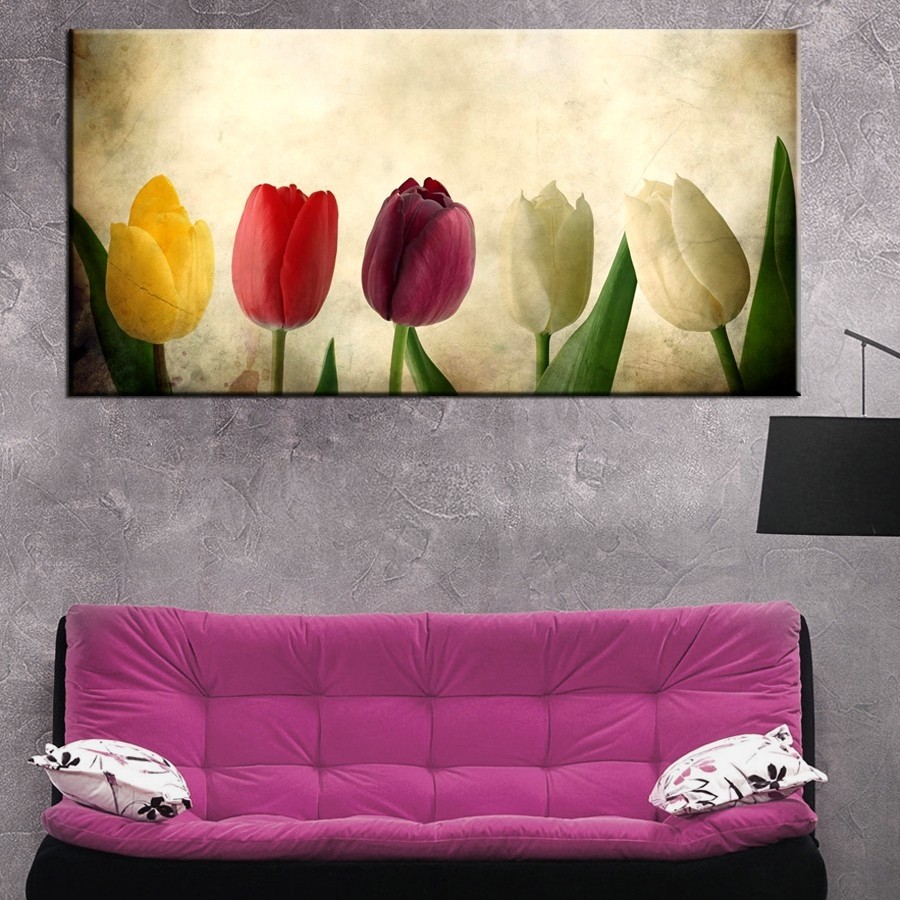 Pastel Lalaler- Kanvas Tablo - Dekoratif Kanvas Tablolar