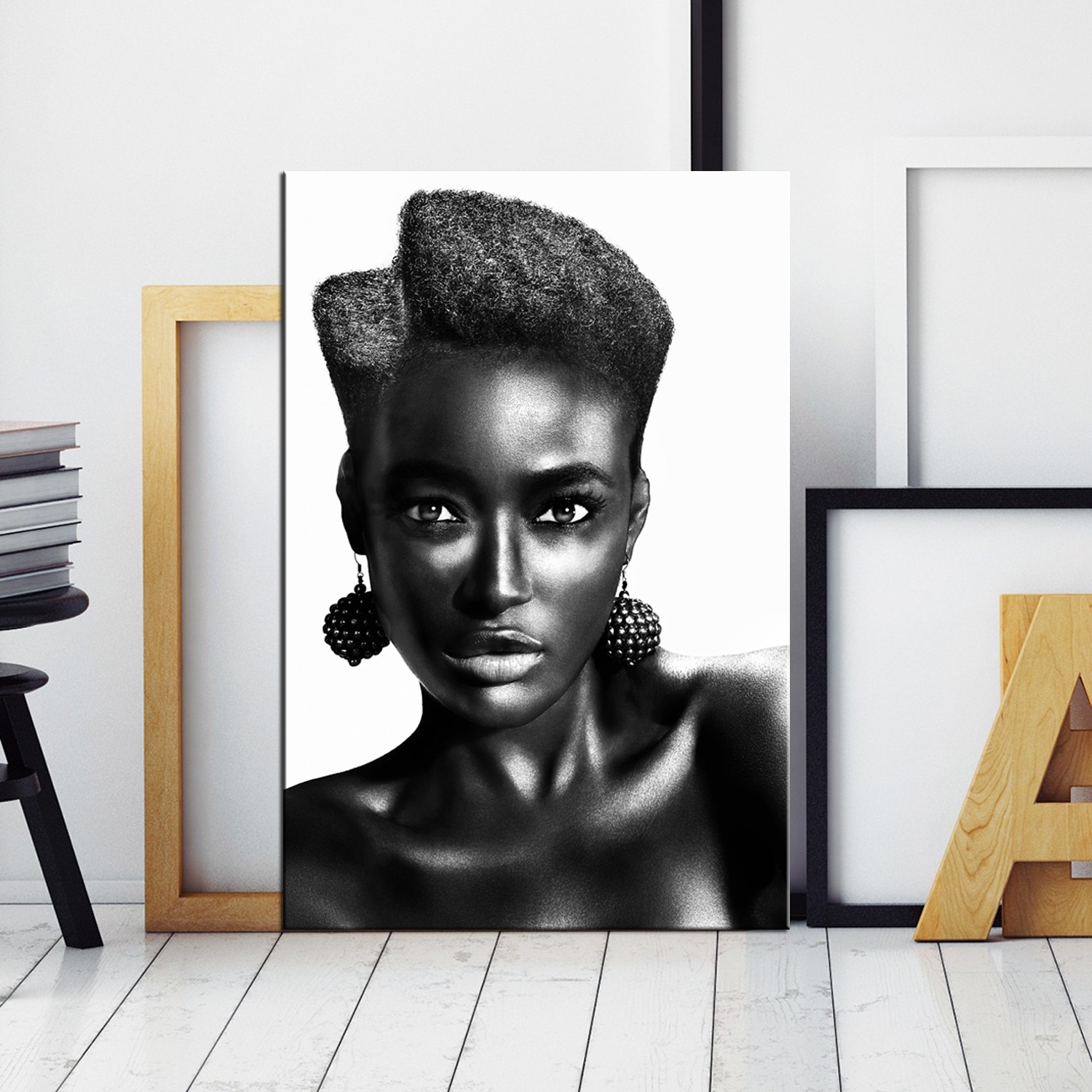Afrikalı Modern Kadın-Dekoratif Kanvas Tablolar - 2024 Trend Tablolar