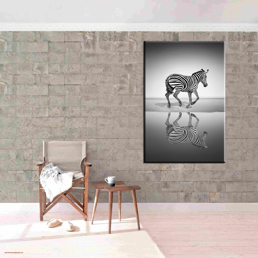 Tek Parça Zebra Fotoğrafı -Kanvas Tablo-Duvar Tablosu