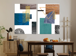 Geometrik Şekiller Minimalist Koleksiyon Tablola..