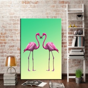 Tek Parça Flamingo Kanvas Tablo