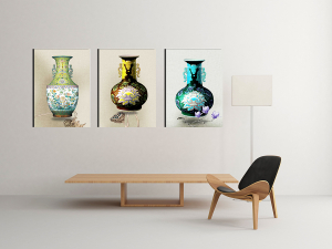 Geometrik Şekiller-Dekoratif Vazolar-Minimalist ..