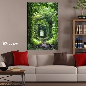 Orman-Patika Yol- Kanvas Tablo -Trend Tablolar K..