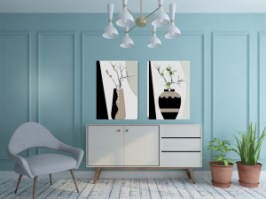 Geometrik Şekiller Minimalist Koleksiyon Tablola..