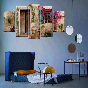 5 Parçalı Kanvas Dekoratif Tablo