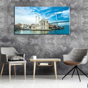 İstanbul Ortaköy Kanvas Tablo Tek Parça Kanvas T..
