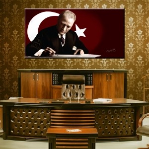 M. Kemal Atatürk Makam Odası -Kanvas Tablo - Dek..
