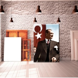 Tek Parça Atatürk Tablosu