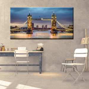 London Bridge Kanvas Tablo Tek Parça Kanvas Tabl..