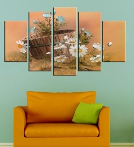 5 Parçalı Kanvas Tablo - Dekoratif Kanvas Tablol..
