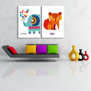 Fil Kedi-Geometrik Şekiller Minimalist Koleksiyo..