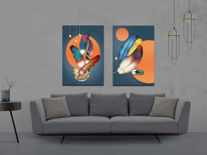 Geometrik Şekiller Minimalist Koleksiyon Tablola..