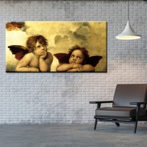 Angels- Michelangelo - Kanvas Tablo - Dekoratif ..