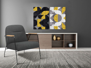 Geometrik Şekiller Minimalist Koleksiyon Tablola..