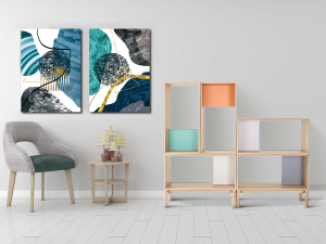 Geometrik Şekiller Minimalist Koleksiyon Tablola..