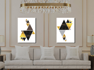 Geometrik Şekiller Minimalist Koleksiyon Tablola..
