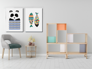 Geometrik Şekiller Minimalist Koleksiyon Tablola..