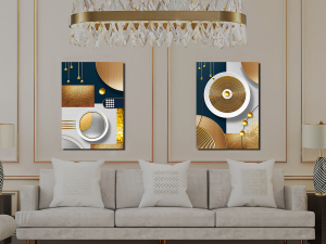 Geometrik Şekiller Minimalist Koleksiyon Tablola..