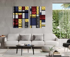 Geometrik Şekiller Minimalist Koleksiyon Tablola..