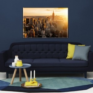 Tek Parça New York Manzara Tablosu