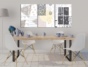 Soft Renkler-Geometrik Şekiller Minimalist Kolek..