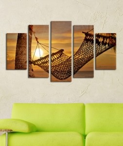 5 Parçalı Kanvas Tablo - Dekoratif Kanvas Tablol..