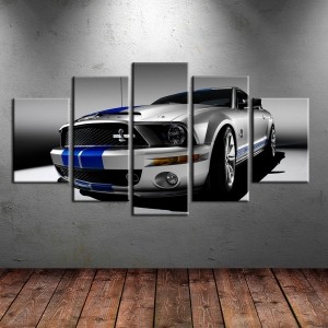 5 Parçalı Kanvas Dodge Challenger Spor Model Ara..