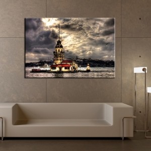 Kız Kulesi Kanvas Tablo
