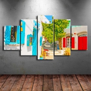 5 Parçalı Kanvas Dekoratif Tablo