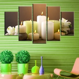5 Parçalı Kanvas Dekoratif Tablo