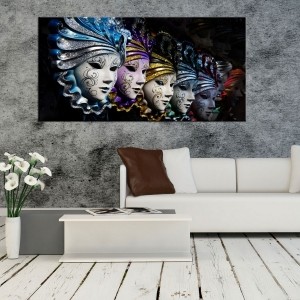 Maskeler Tablo-Kanvas Tablo - Dekoratif Kanvas T..