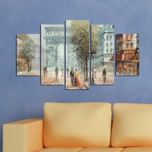 5 Parçalı Kanvas Tablo - Dekoratif Kanvas Tablol..